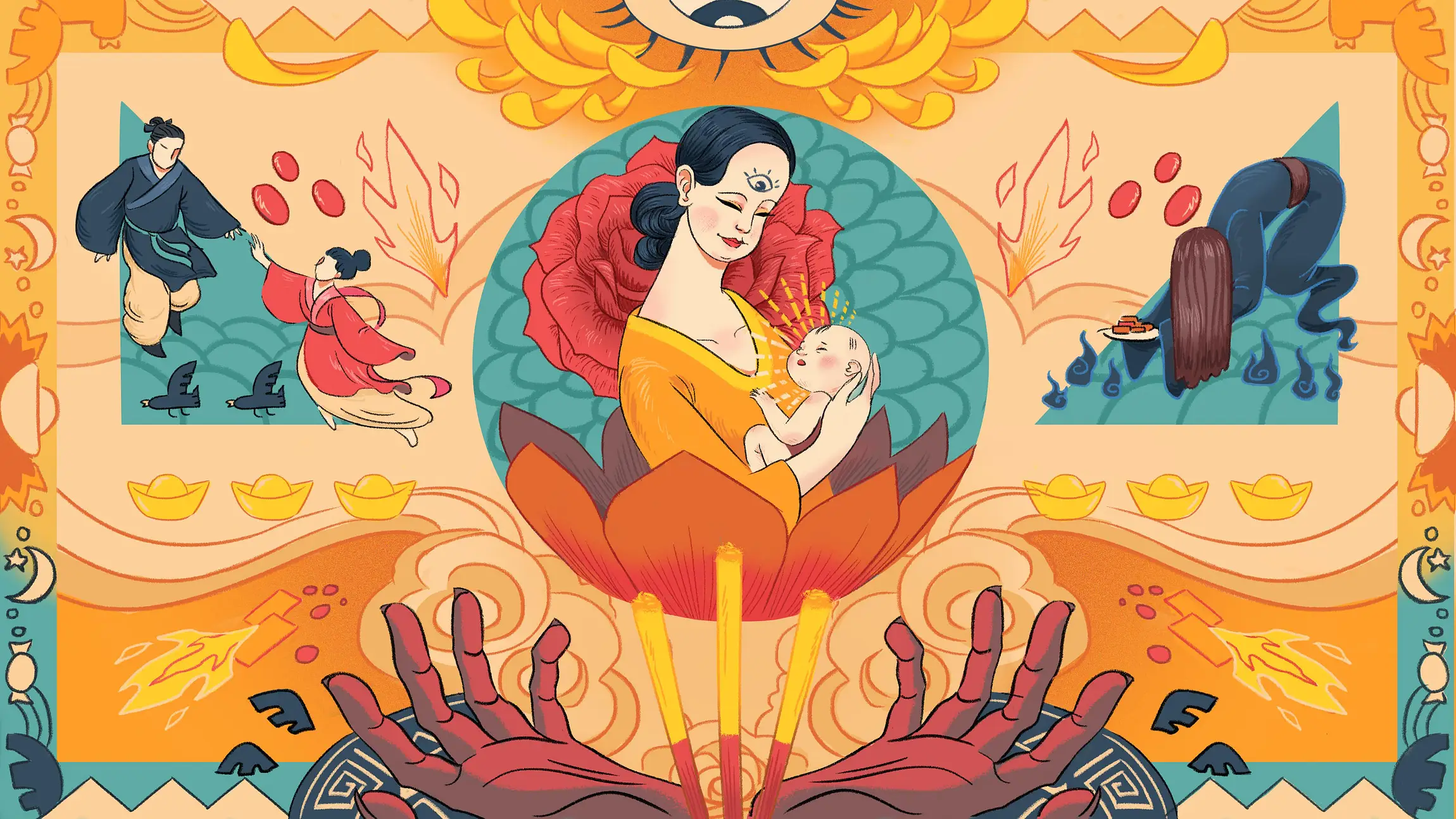 [Illustration] Saigoneer “Ghost Month in Vietnam”