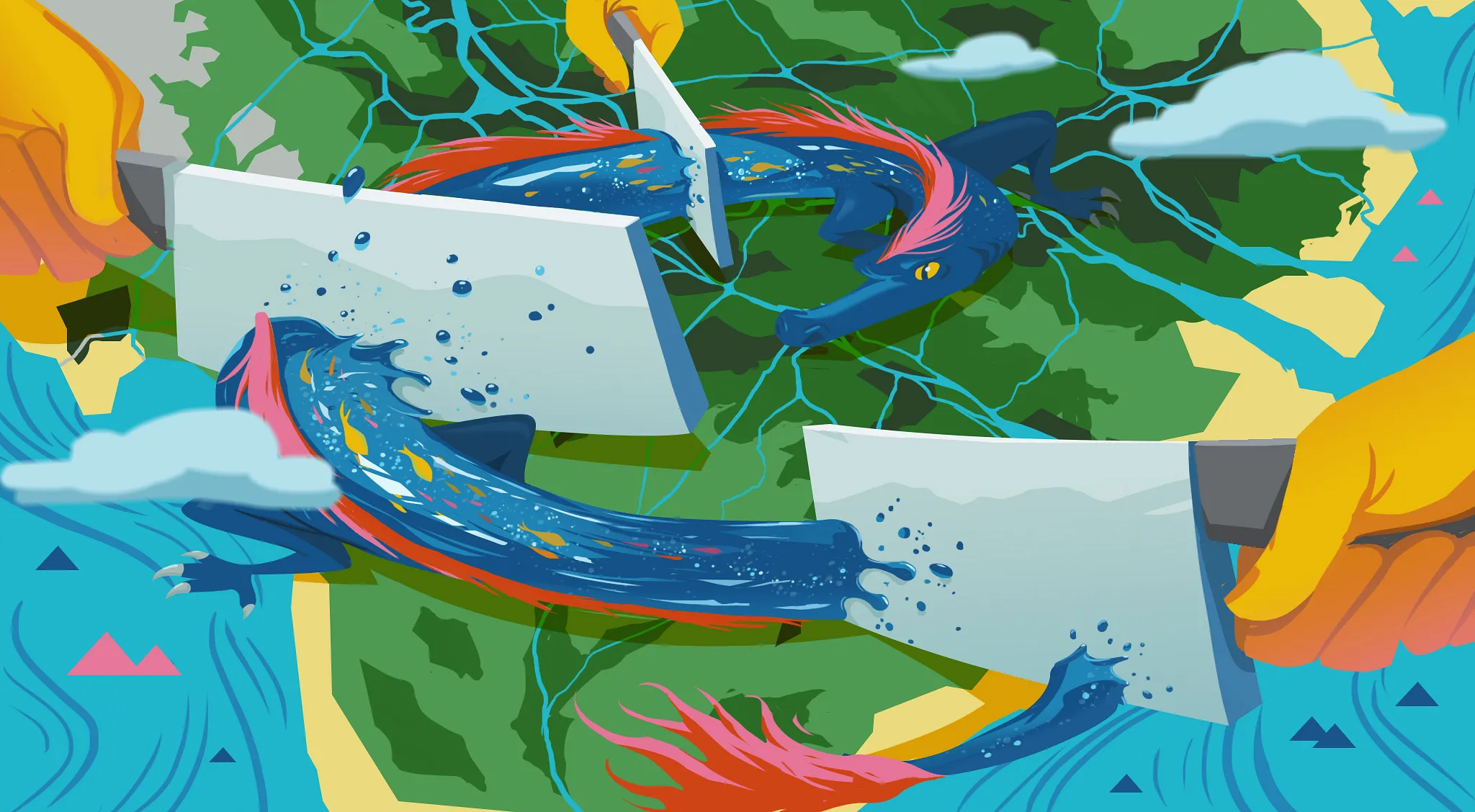 [Illustration] Saigoneer “The Life and Possible Death of Mekong River”