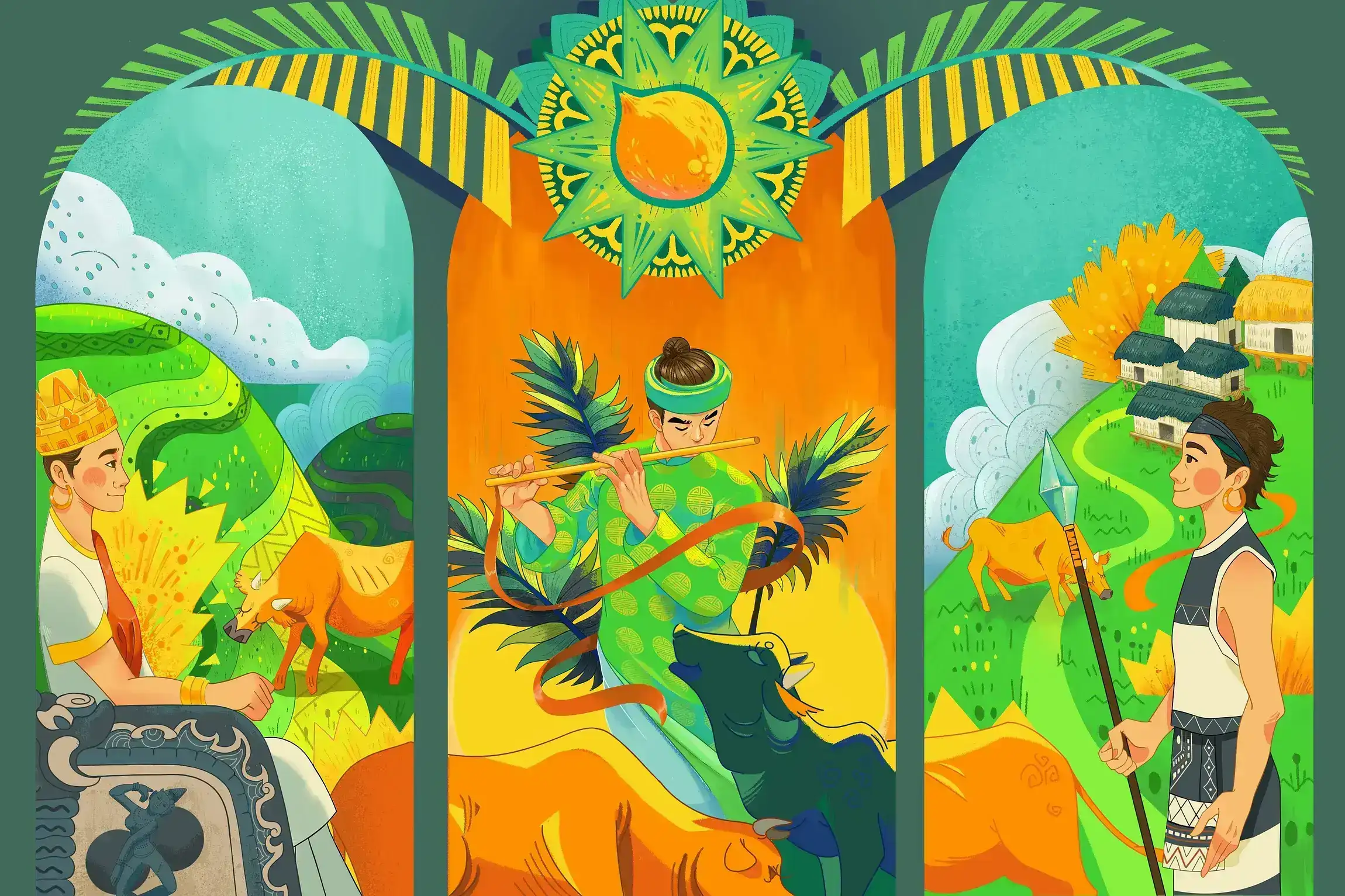 [Illustration] Saigoneer “The Tales of Coconut Prince”