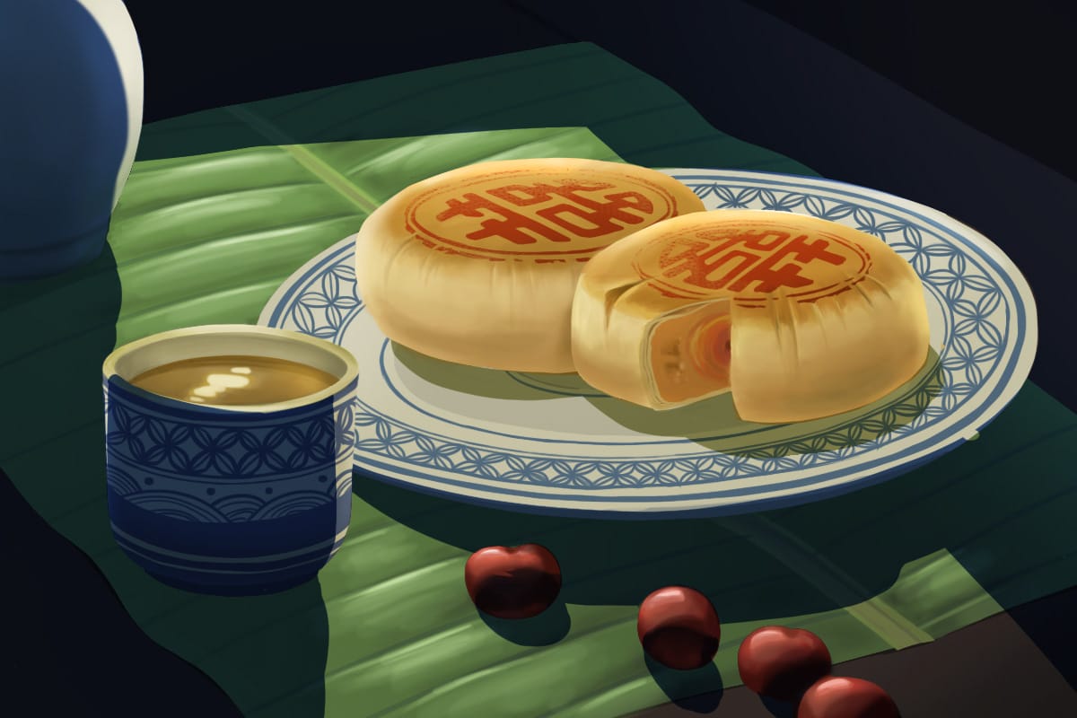 [Illustration] Saigoneer “The Dreamy Mooncake”