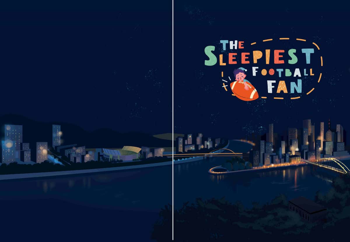 [Illustration] Commisioned “The Sleepiest Football Fan”